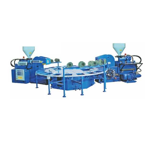 Single Color PVC Air Blowing Injection Machine
